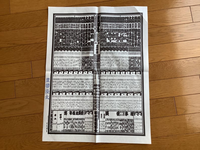 Sumo Ranking System Colored Japanese Sumo Ranking Poster, Washi Paper Poster - Etsy