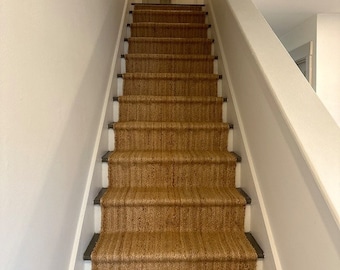 Jute Stairs Runner Natural Fiber jute Runner Rug Vintage Style Custam Size Hallway Entryway Kitchen Floor Laundry Carpet Runner Rug Non Slip