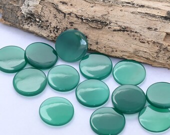Green Onyx Coin Etsy