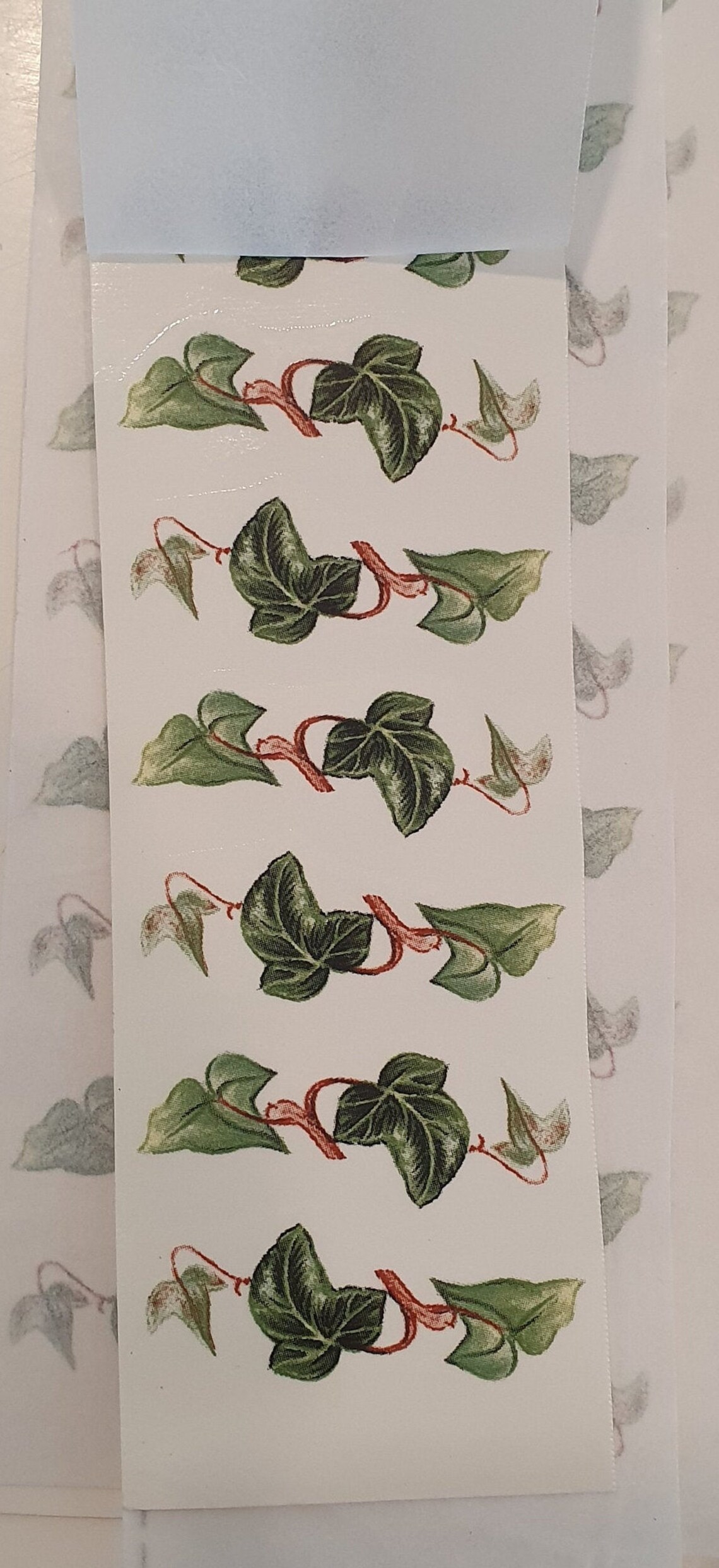 Set Of Ivy leaves decals for porcelain Etsy