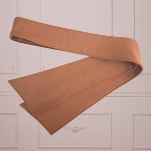 Wol-kasjmier riem in vele kleuren beschikbaar, vervangende riem trenchcoat, strikceintuur, brede wollen riem jas, lange sjerpriem, wollen riem