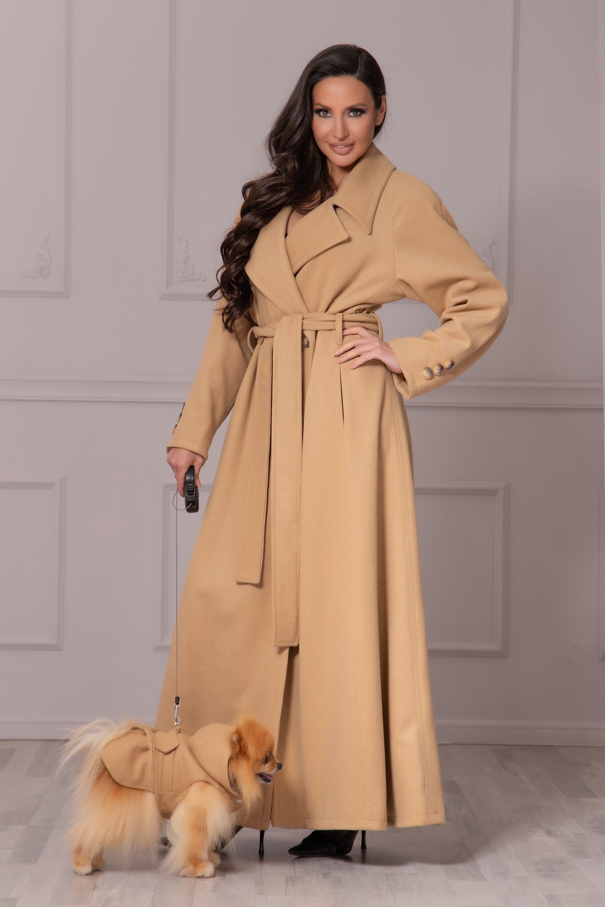 eaphi エフィ SOFT WOOL TAILOR COAT beige EAPHI SOFT WOOL TAILOR COAT