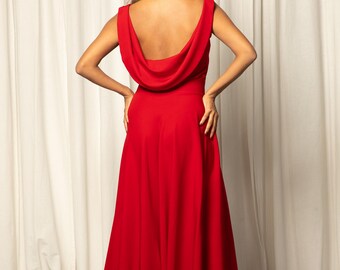 open lace back dress Red Satin Strapless Backless High Slit Long Prom Dresses, Long Red For –  Lwt Dress