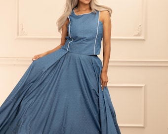strapless open back dress Ted Baker Kassiah Pleated Halterneck Midi Dress