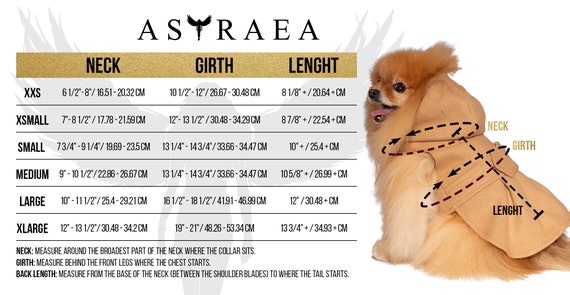 Pomeranian clothes size sales
