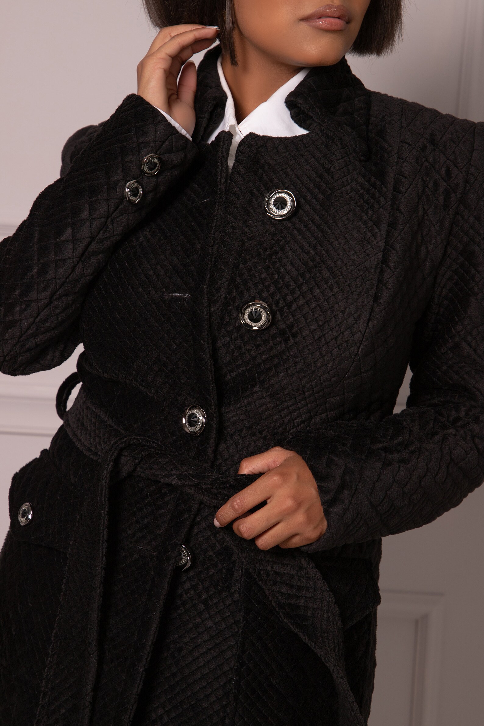 LONG CASUAL JACKET WITH POCKETS TALES OF TIME