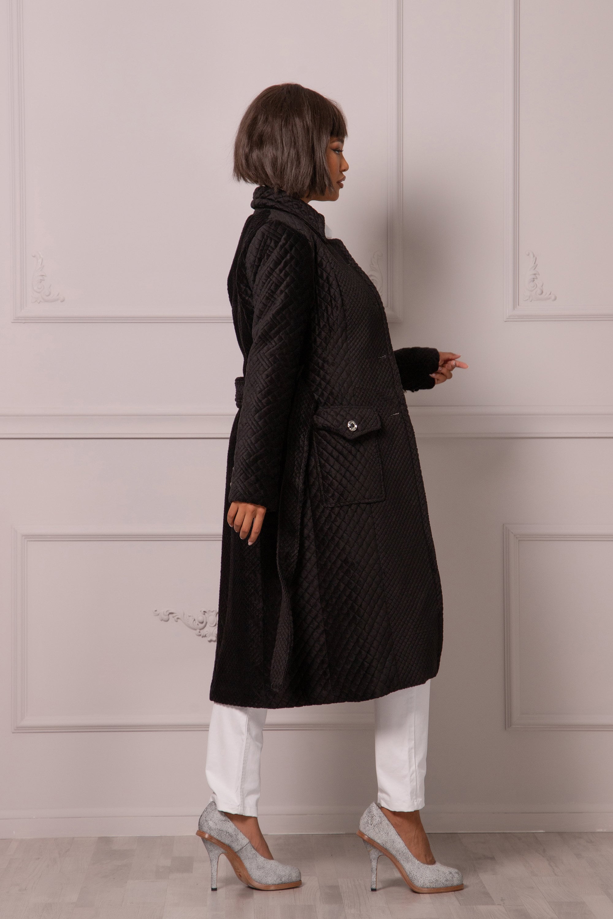 LONG CASUAL JACKET WITH POCKETS HER HEIRLOOM