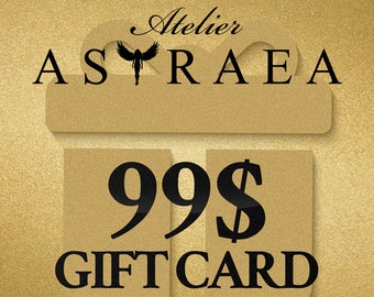 ATELIERASTRAEA Gift Card, Last Minute Gift, Gift For Her, Xmas Wife Gift, Electronic Gift Card, Gift Card for Clothing, Secret Santa Gift