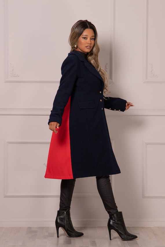A line top swing coat