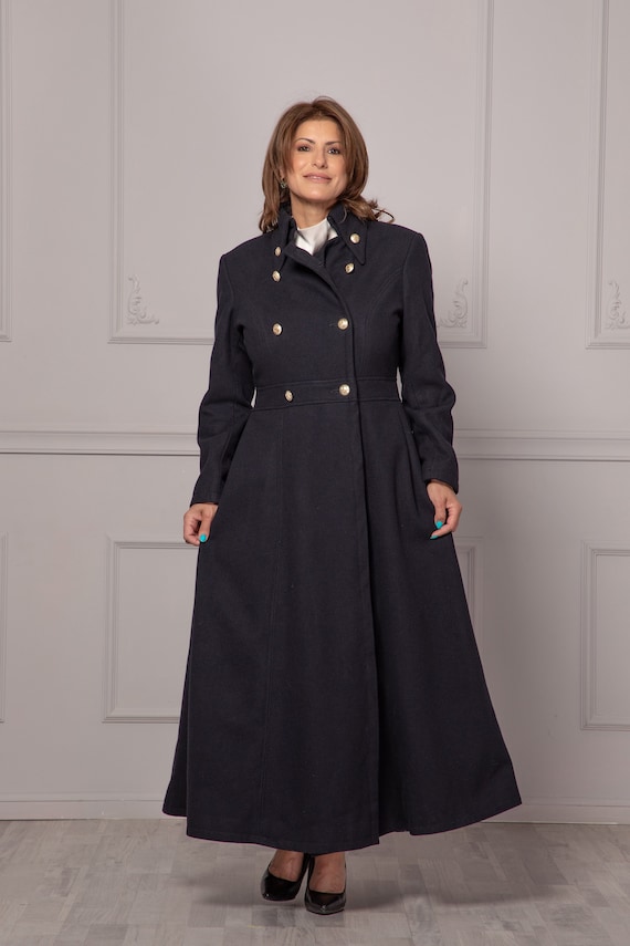 新品★ LITTLE FLARE LINE ART LONG COAT Ameri LITTLE FLARE LINE ART LONG COAT ：M
