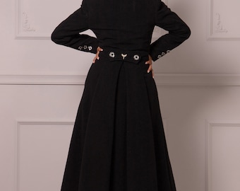 ジャケット・アウター 80s Vintage Flare Design Super Long Coat il_fullxfull.5206568884_2iwh.jpg