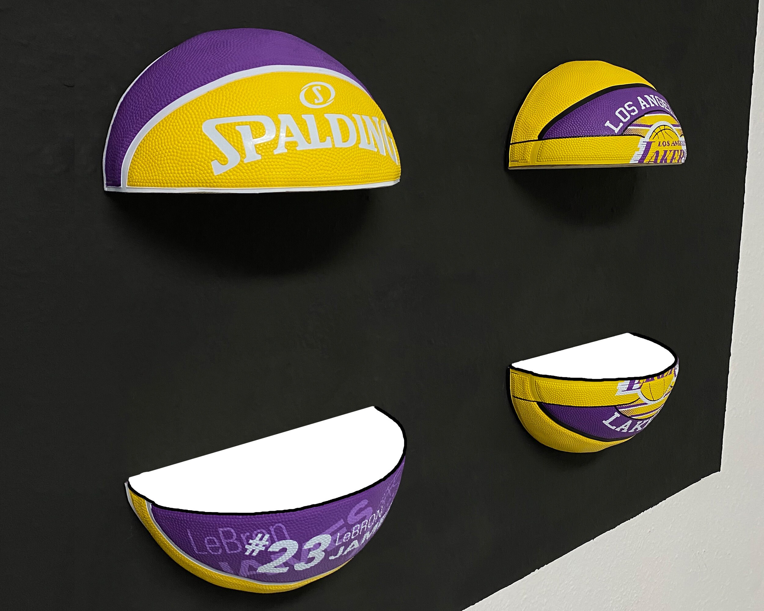 Illuminated Basketball Shelf Jordan NBA Shoe Shelf LED Etsy