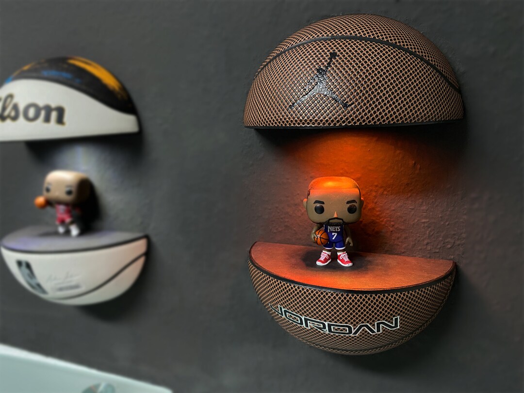 Nba Racks LED Shelf Basketball Jordan, NBA, Shoe Rack, Lakers, LeBron, Michael ...