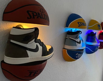 LED basketball shelf - AVAILABLE IMMEDIATELY - Shipping within 3 days - Jordan, nba, lighting, gift, Christmas, decoration children's room