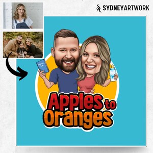 Podcast Show Logo, Blogger Logo, Radio Host Logo, Podcast Cover Design,  Caricature Portrait Logo, Cartoon Avatar Logo, Business Logo Design
