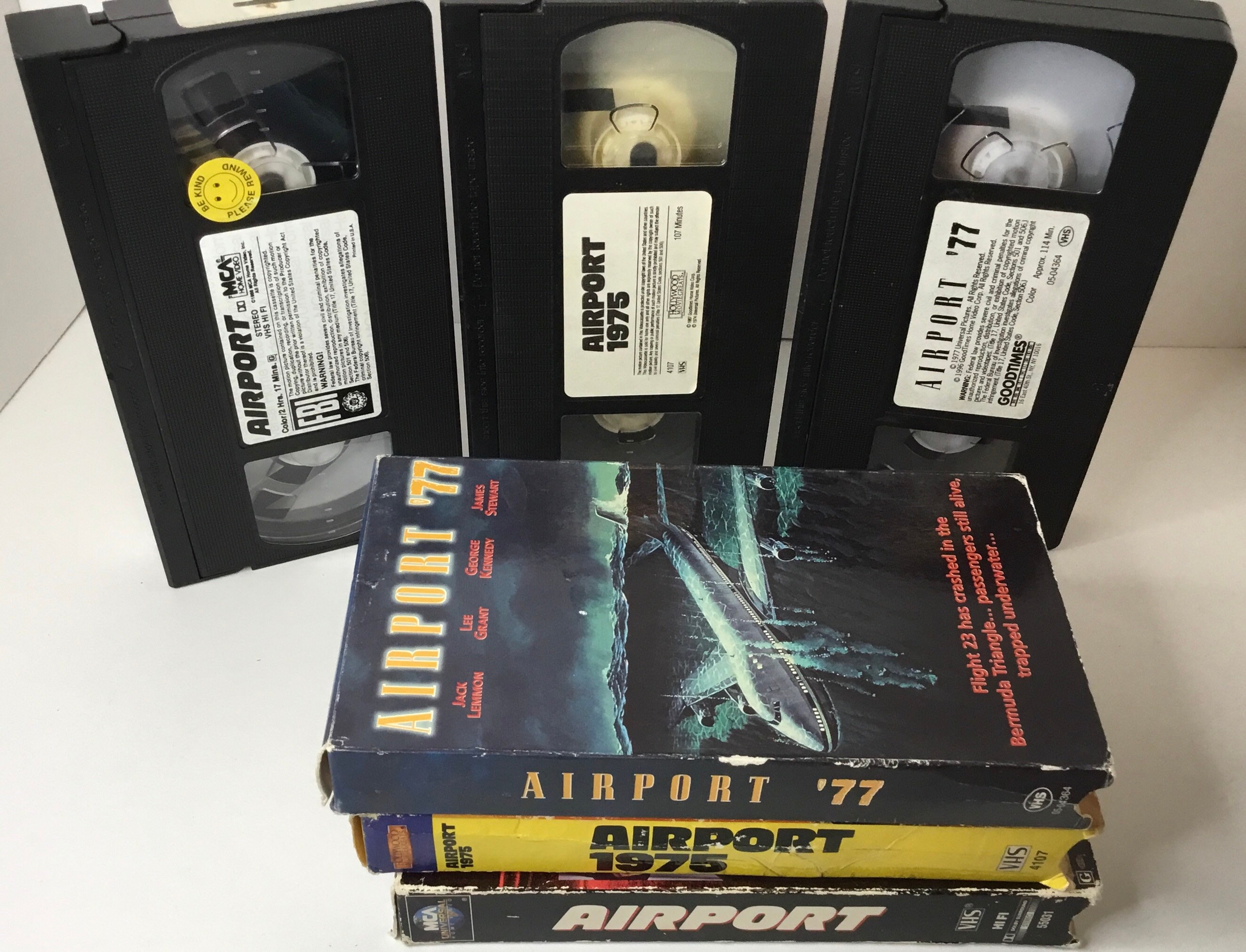 Airport Movie Lot of Three VHS 1970s Disaster 1970 1975 Etsy