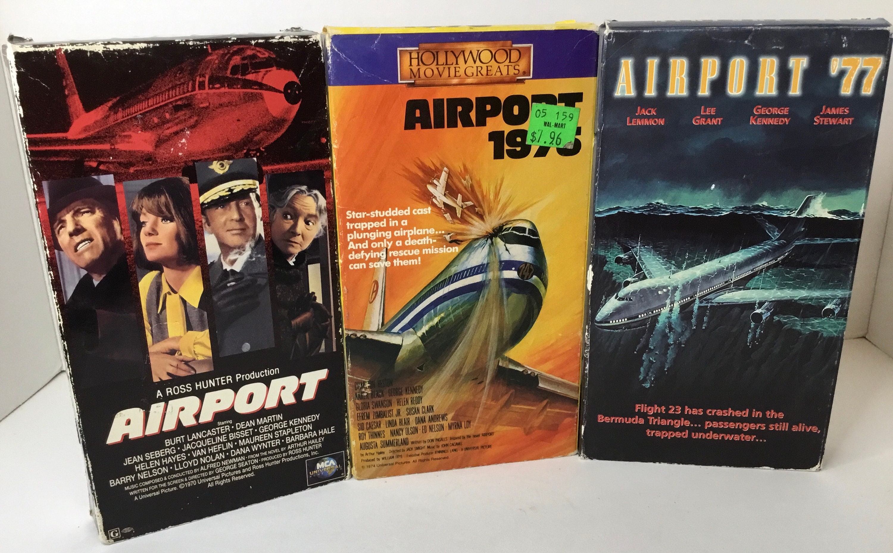 Airport Movie Lot of Three VHS 1970s Disaster 1970 1975 Etsy