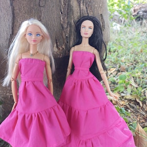 4 verschiedene Kleider für 1/6 Dolls von miniminici