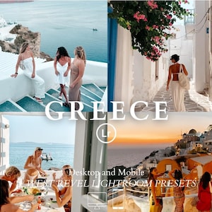 SANTORINI Lightroom Preset, Summer Presets, Travel Blogger Presets, Vacation Presets, Greece Presets, Outdoor Filters, Mobile & Desktop