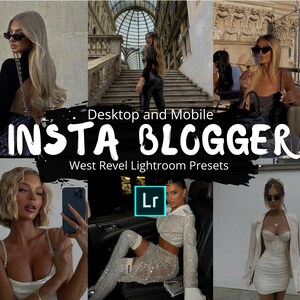 Blogger Instagram MOODY Lightroom prédéfini, MOBILE et ORDINATEUR DE BUREAU, préréglage minimal, filtre lifestyle, esthétique Pinterest, préréglage Tiktok Insta