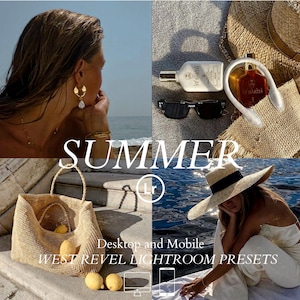 Summer Preset - 13 AMAZING Lightroom Mobile Desktop Presets, Aesthetic Presets, Summer Presets, Instagram Filter Bloggers, Beach Travel