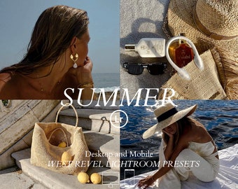 Summer Preset - 13 AMAZING Lightroom Mobile Desktop Presets, Aesthetic Presets, Summer Presets, Instagram Filter Bloggers, Beach Travel