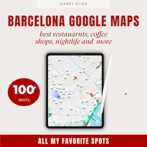 Barcelona Food & Nightlife Google Maps Guide, My Ultimate Local List