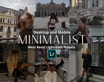 11 Minimal DARK MOODY Instagram Blogger LIGHTROOM Mobile Presets / Influencer Presets / Dark Academia / Lifestyle Filters / Desktop Preset