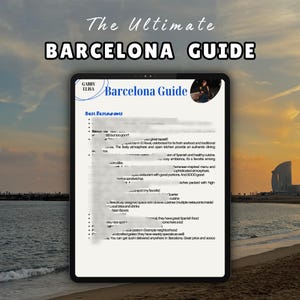 Guía de Barcelona (¡+100 recomendaciones + mi Google Maps con todo enlazado!)