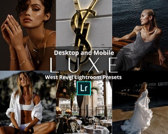 3 Professional LUXURY Lightroom mobile & desktop PRESETS| Noir|Aesthetic Influencer Presets |Moody Presets |Minimal Blogger Instagram filter