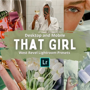 6 THAT GIRL Mobile Lightroom and Desktop Presets| Instagram Preset | Blogger Preset | Trendy Presets| Summer Preset| Spring Preset| Filters