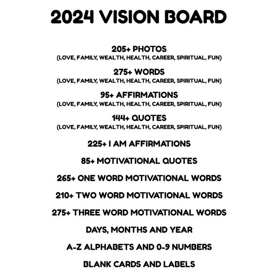 Vision Board Clip Art Book: Vision Board Kit For Men With Over 250 Supplies  To Cut And Past On Your Own Dream Board