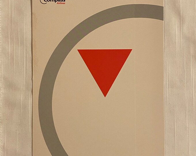 Compass Airlines E175 Safety Card Etsy India