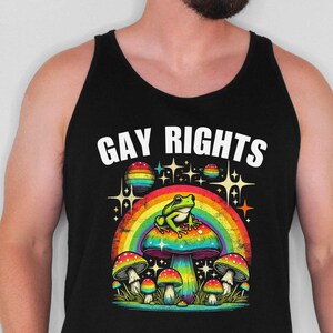 Pride Vibe Unisex Tank Top, Gay Rights Tanktop Men, Rainbow Tank Top, Pride Flag Top