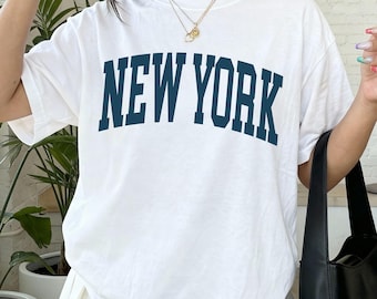 New York Comfort Colors® Shirt, Unisex Shirt for New York Fans, Retro NYC City Tee, NY Tourist Gift, NY Trip Tshirt