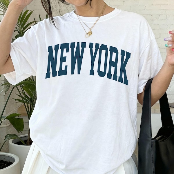 New York Comfort Colors® Shirt, Unisex Shirt for New York Fans, Retro NYC City Tee, NY Tourist Gift, NY Trip Tshirt