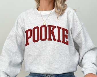 Pookie Crewneck Sweatshirt, Anniversary Gift, Couples Sweatshirts, Cute Girlfriend Sweater, Aesthetic Pet Name Couples Gift