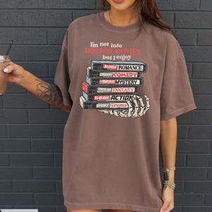 Halloween Horror Movies Comfort Colors® T-shirt, Vintage Halloween T-shirt, spooky season, 90s Horror Movie Fan Oversized Vintage T Shirt