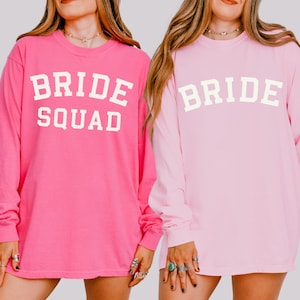 Bachelorette Comfort Colors Long Sleeve T-Shirts, Bride Bridesmaid Shirts, Bachelorette Party, Bridal Gifts, Trendy Bachelorette Merch