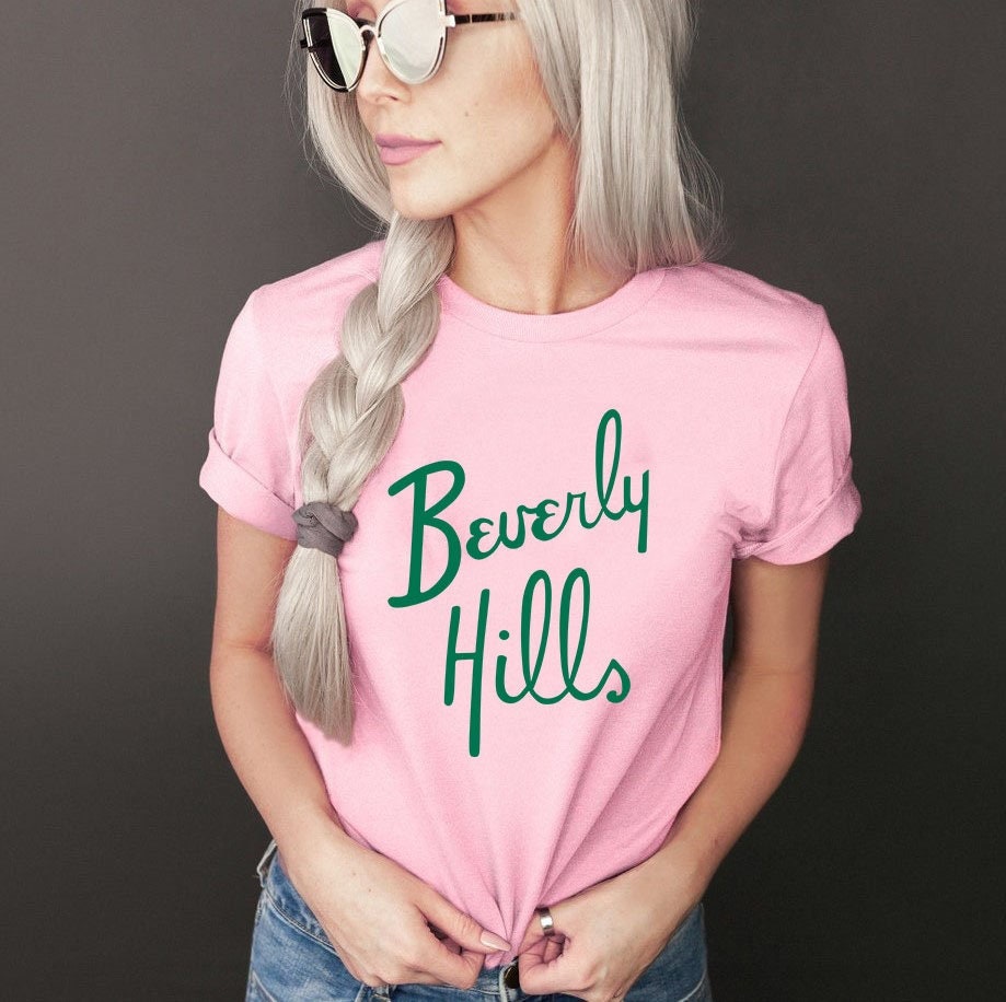 Beverly Hills Tshirt - Etsy