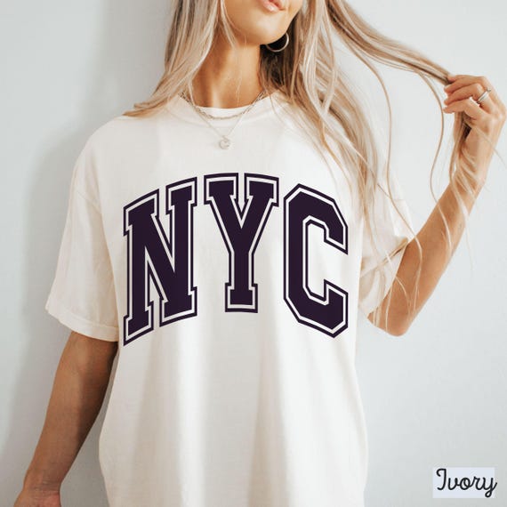 NYC Comfort Colors® Shirt, Vintage New York T-shirt, Retro NYC City Tee, NY Tourist Gift, New York Trip tshirt, trendy oversized casual tee