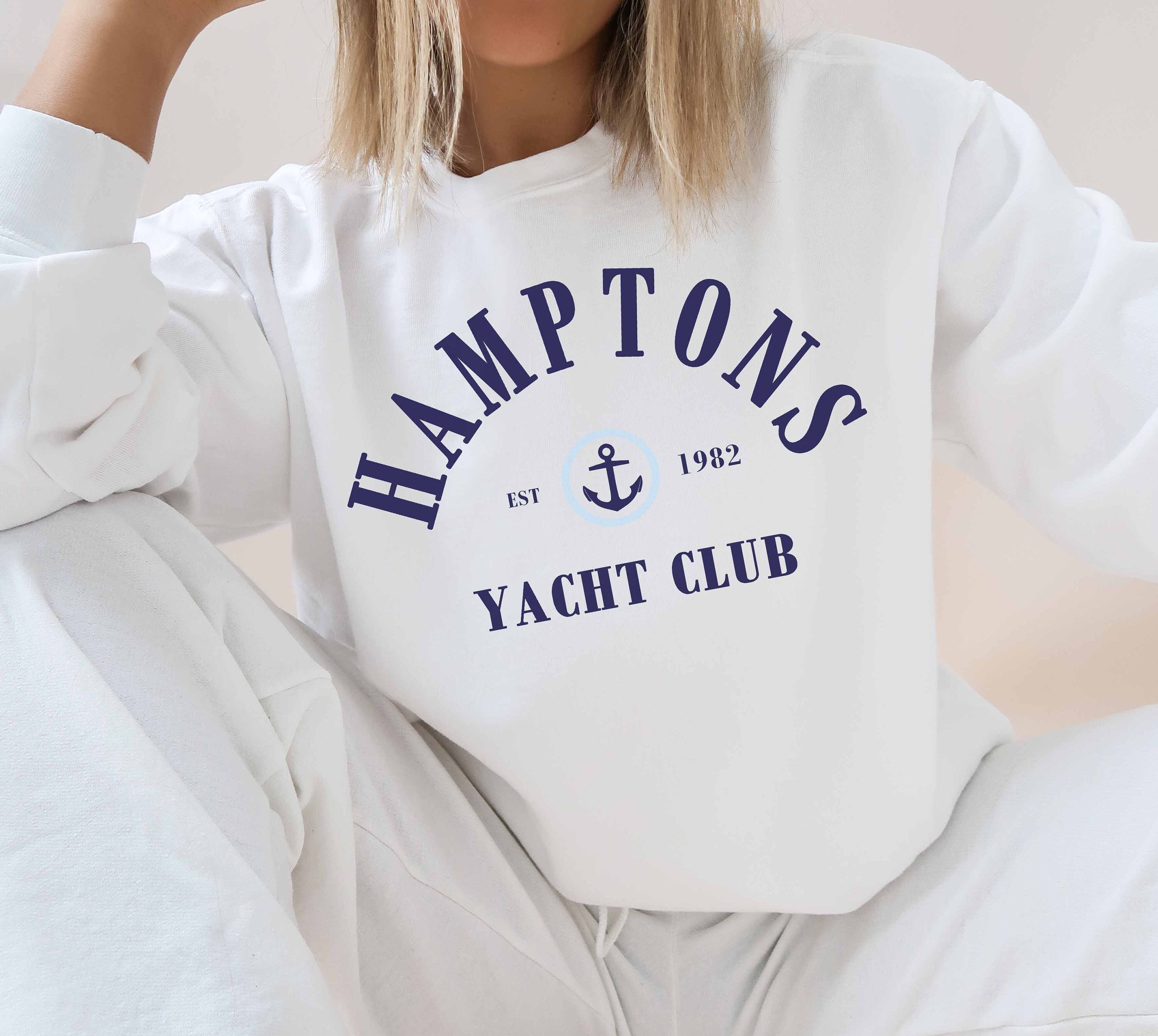 Yacht Club Sweatshirt Crewneck - Etsy