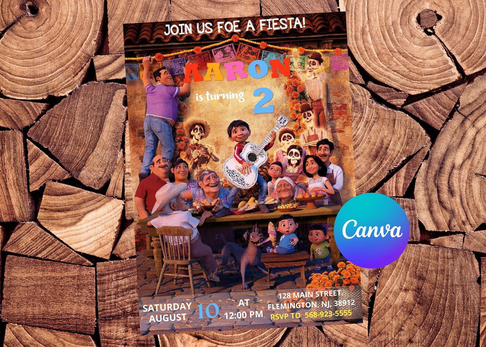 Coco Invitation Coco Birthday Invitation Fiesta Invitation Coco Party ...