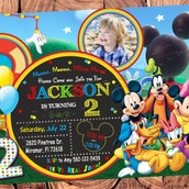 Mickey Mouse Clubhouse Invitation Mickey Mouse Invitation Mickey Mouse ...