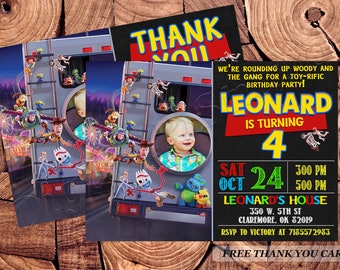 Toy Story Invitation Toy Story Birthday Invitation Toy Story Party Toy Story Digital Toy Story Card Printable File