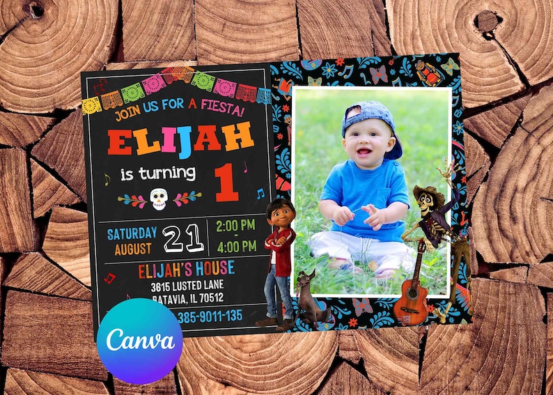 Coco Invitation Coco Birthday Invitation Fiesta Invitation Coco Party ...