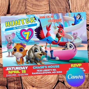 Tots Invitation Tots Birthday Invitation Tots Party Tots Editable Invitation Tots Digital File
