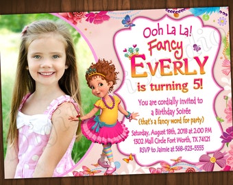 Fancy Nancy Invitation Fancy Nancy Birthday Invitation Fancy Nancy Party Fancy Invitation Fancy Birthday Fancy Party