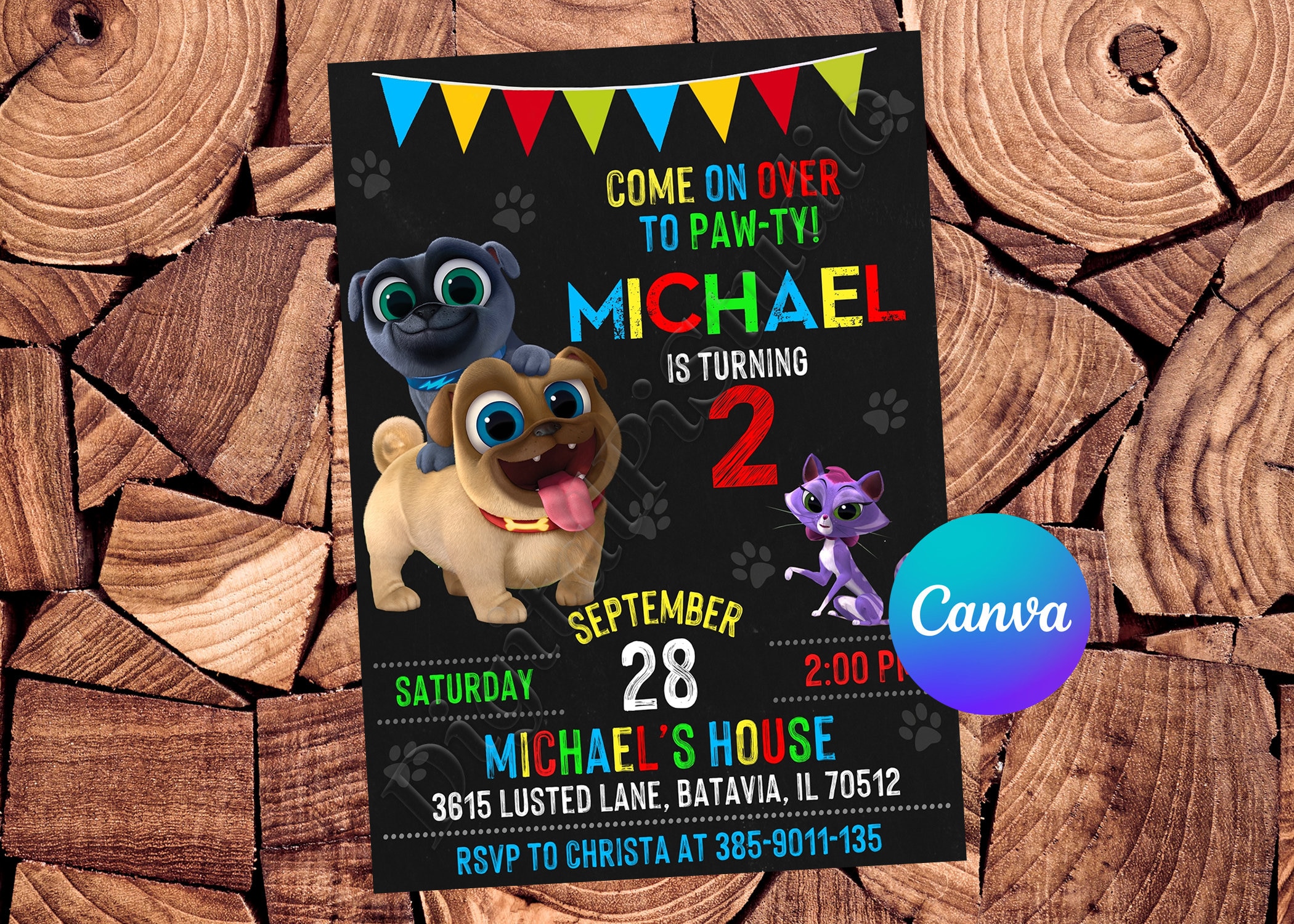 Puppy dog pals party stuff hot sale
