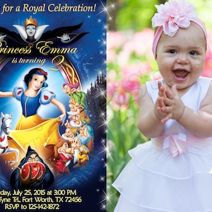 Convite Branca de Neve Princesa Convite Branca de Neve Aniversário Branca de Neve Festa Branca de Neve Convite Branca de Neve Convite Branca de Neve